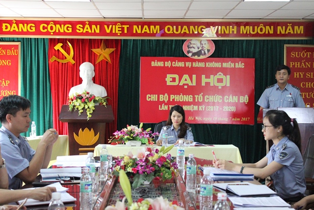 Đại hội Chi bộ Phòng Tổ chức cán bộ nhiệm kỳ 2017-2020